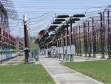 400-kV outdoor high-voltage circuit-breaker in a switching stati